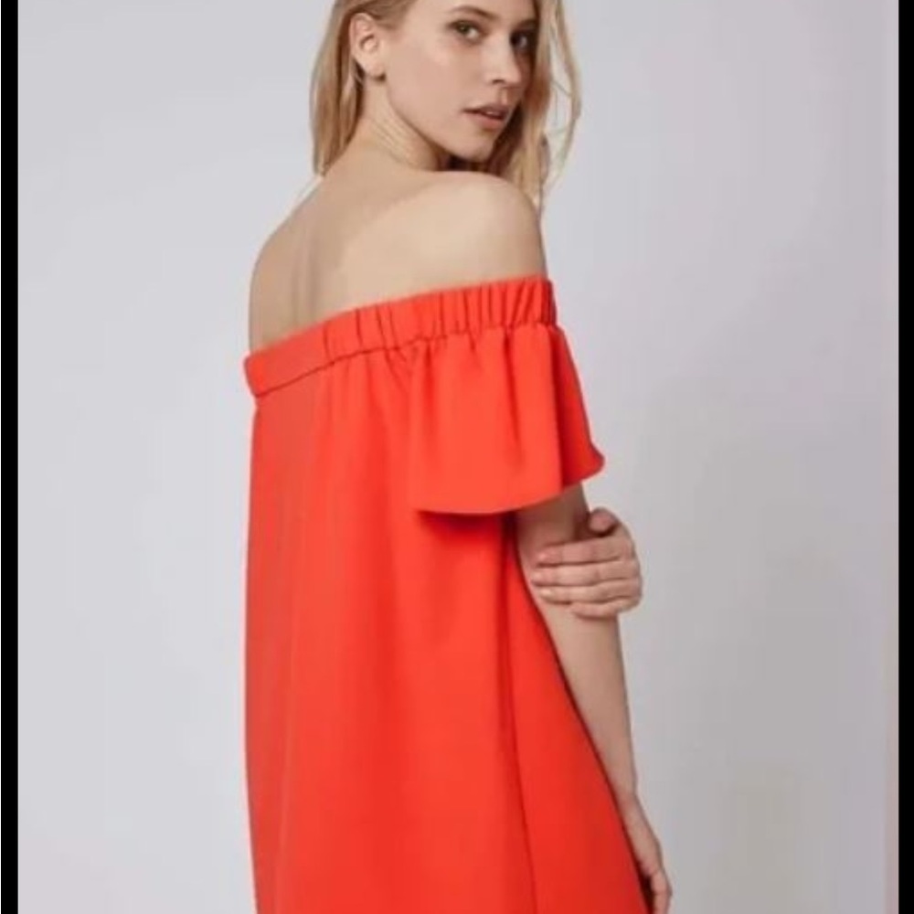 Topshop Off Shoulder Trapeze
Dress